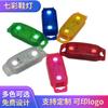 Luz LED colorida luminosa de vibración para zapato, luz musical para ropa, luz para patines de street dance, zapatos luminosos, accesorios de juguete para equipaje, venta al por mayor