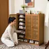 Zapatero Gabinete de Zapatos para Entrada del Hogar, Almacenamiento Sencillo para Dormitorio, Económico para Uso Interior, Atractivo, a Prueba de Polvo, Multicapa