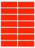 Papel de Boca Rectangular Colorido Impermeable Pegatina Marcadora Pegatina con Logo Pegatina de Nombre de Estudiante Etiqueta de Papel de Boca Cuadrada de Clasificación
