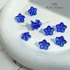 Cuentas de Cristal Checo Doméstico de Colores, Cadena Dorada para Teléfono Móvil de Lirio del Valle, Materiales para Pulseras DIY, Accesorios de Joyería