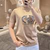 [Sensación fresca] 2025 algodón mercerizado verano camiseta de manga corta para hombre cuello redondo delgada manga media camiseta chaqueta para niños