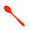 Fábrica em estoque Colher Grande de Silicone Colher Chave Tudo Incluído Mais Drenagem Mais Colher para Misturar Salada Colher Utensílios de Cozinha para Cozinhar