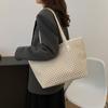 Bolsa Tote Grande Portátil Simple Distintiva Hermosa Nueva de Invierno 2024 Moda Elegante Bolso de Hombro para Debajo del Brazo