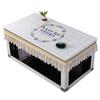 Cubierta de Mantel sin Lavado Cubierta de Mesa de Fuego Cubierta de Cuero para Calentador Eléctrico Mesa de Café Mantel para Mesa Rectangular Impermeable y a Prueba de Aceite Mantel Sencillo