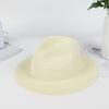 Sombrero de Paja Sombrero de Paja para Hombre Ala Ancha Verano Exterior Viaje Sombrero Protección Solar Sombrero Plegable
