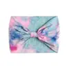 Diadema Tie-Dye Versión Amplia Europea y Americana de 18 cm de Ancho, Diadema Deportiva de Yoga Color Arcoíris, Diadema Elástica Absorbente de Sudor para Mujer