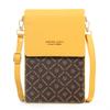 2022 Nova Chegada Moda Feminina Telefone Móvel Bolsa Estilo Coreano Moda Contraste Cor Crossbody Ombro Pequena Mochila Multifuncional Bolsa para Celular