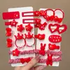Dia Nacional Bandeira Vermelha Cinco Estrelas Grampo de Cabelo Headband Feminino Dia Nacional Headband Infantil Acessórios de Cabelo Infantil Grampo de Cabelo Meninas Elástico Headband Headband
