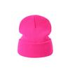 Gorro Clássico Básico Preto de Tricô Transfronteiriço, Gorro Liso de Tricô, Chapéu de Lã Estilo Europeu e Americano, Chapéu de Acrílico para Clima Frio, em Estoque
