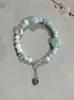 Pulseras de Cerámica al por Mayor, Transmisión en Vivo en Atracciones Turísticas y Mercados Nocturnos, Pulseras de Cuentas de Porcelana de Caja Sorpresa, Artículos Pequeños de Puesto Callejero, Joyería Artesanal Vintage