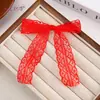 Fita de renda bordada Lolita com 2,5 cm de largura em estoque para laços DIY feitos à mão, embalagem de buquês, acessórios de cinto