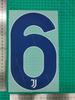 25-26 Kit de Visitante de la Juventus para Adultos Camiseta A+ Número Letra Número con Transferencia de Calor Kit de Pegatinas de Transferencia de Calor
