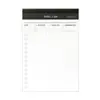 Agenda de negócios simples Bloco de notas Bloco de notas destacável Bloco de notas Memorando Plano de dia