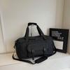 Bolsa de Ginástica Transfronteiriça Nova Bolsa de Ombro Portátil Masculina Separação Seco e Molhado Compartimento para Sapatos Tempestade Grande Capacidade Bolsa de Viagem para Curta Distância