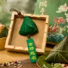 Festival do Barco-Dragão Sachet Abençoado Estilo Zongzi Bolsa Portátil Palavras Auspiciosas Sachet Atacado Estilo Chinês Formato Zongzi Sachet de Artemísia