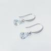 Transmisión en Vivo de Nuevos Aretes y Ganchos para Orejas de Plata S925 con Forma de Pera y Gota de Agua con Circonita para Mujer, Lujo Elegante Accesible de Moda, Versátiles Aretes de Diamante Brillante