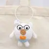 Llavero Peluche Colgante Tejido a Mano Pequeña Joyería Muñeco Caricatura Lindo Muñeco de Lana Accesorios para Bolso Transfronterizo