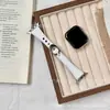 Hebilla en forma de U, diseño de cintura delgada, correa de cuero, compatible con Apple Watch Series 11, iWatch 9, 8, 7 y SE
