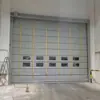 Puertas Rápidas Apilables Invertidas para Fábricas, a Prueba de Polvo y con Aislamiento Térmico, Puertas Enrollables Automáticas de Elevación Industrial de Alta Velocidad al por Mayor