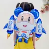 Regalos Luminosos para Puestos Promocionales de Verano: Alas de Oso Interestelares, Decoraciones Inflables para la Espalda, Alas de Mariposa de Papel de Aluminio para Niños