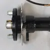 Triciclo Eléctrico 65cm Ensamblaje de Eje Trasero Modificado con Freno de Disco y Motor Integrado, Alta Potencia 1300W