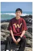 Suministro Directo de Fábrica Diseño Estampado de Serpiente Manga Corta Unisex Verano Estilo Americano Marca de Moda Camiseta de Algodón Pesado