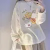 Camiseta Branca de Algodão Puro de Manga Longa para Mulheres, Roupa de Baixo para o Inverno, Gola Redonda, Corte Solto, Novo Estilo de Início de Outono, Blusa Plus Size para Mulheres Plus Size