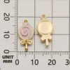 Accesorios para Joyería DIY, Colgantes Pequeños de Aleación Esmaltada, Colgantes de Flor Esmaltada, Colgantes para Marcapáginas, Colgantes para Collares y Pulseras