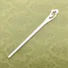 Grampo de Cabelo Minimalista e Sofisticado para Coque Acetato Grampo de Cabelo Produto Acabado DIY Estilo Antigo Hanfu Nuvem Branca Simples Cabeça de Fênix Grampo Único