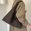 Bolsa tote tecida da moda para mulheres, moda outono/inverno 2026, bolsa de ombro de grande capacidade, bolsa de mão para o dia a dia