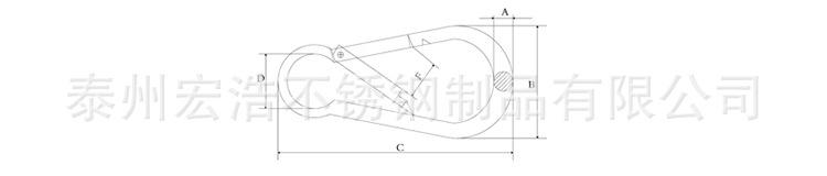 标准弹扣