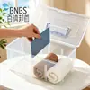 Caja de Almacenamiento para Equipo de Natación Bnbs Caja de Almacenamiento con Compartimentos Separados Transparentes Impermeable y a Prueba de Humedad con Asa