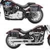 Muscle car Wolf adecuado para Harley Fat 114 bolsa lateral alforja retro caja lateral modificación bolsa para casco cinturón impermeable liberación rápida