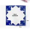 Criação Criativa de Anel de Porcelana Azul e Branca Estilo Chinês Material de Borda Adesivos de Parede Decorativos Tema de Layout de Sala de Aula de Jardim de Infância Parede