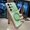 Compatible con Samsung S26Ultra soporte giratorio funda de teléfono magnética A57 brillo degradado A17 cubierta anticaídas 36