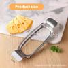 Herramienta de corte para dividir y rebanar mantequilla y queso, de aleación de aluminio fundido a presión, para uso doméstico, con línea de corte para huevos