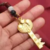 Llavero Zodiaco bóveda abierta año de nacimiento colgante llave dorada remolque para bolso de hombre y mujer adornos para llavero transfronterizo