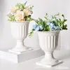 Maceta de Plástico Maceta de Decoración para Bodas Columna Romana Desmontable Maceta con Patas Altas Arreglo Floral Eneldo Verde Arreglo Floral Hidropónico Maceta Grande y Pequeña