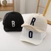 Gorra de béisbol de estilo coreano para bebé, verano, fina, protección solar, transpirable, para niño de 1 año, informal, con letras, secado rápido, moda