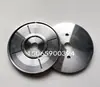 Rueda Pulidora de Vidrio Bandeja de Disco de Aluminio Cubierta de Prensa Accesorios para Máquina Rectificadora de Bordes Bandeja de Rueda de Lana para Máquina de Bordes Rectos y Biselados Disco de Aluminio Rueda Pulidora
