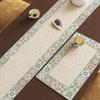 Bandera de Mesa Americana Vintage Posavasos para Té Esterilla para Té Cojín para Mesa de Té Absorbente Mesa de Té Impermeable Mantel para Mesa de Té Bandera de Té Mediana Larga