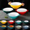 Tazón de Sopa de Doble Oreja, Tazón Comercial para Hot Pot Picante, Tazón Mala de Imitación Porcelana, Tazón Grande para Hot Pot Picante, Vajilla de Melamina