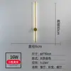 Luminária de parede de luxo, tipo barra longa, minimalista e rotativa, luminária de parede simples e moderna para fundo de sala de estar, luminária de cabeceira criativa nórdica para quarto