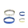 Pulsera Popular de Acero de Titanio Metálico Elástico Antiestático Terapia Magnética Cuidado de la Salud y Ecológica de Yingqi. Venta Directa de Fábrica.