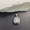 Joias Artesanais DIY Personalizadas de Alto Padrão para Comércio Exterior Transfronteiriço Acessórios de Pingente Micro-Incustados de Zircônia de Cobre Colar de Trevo de Quatro Folhas