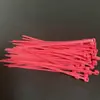 Laço de bola manual auto-travante de nylon colorido feito à mão DIY plástico saco de amarração tira de fecho ferramenta outro nenhum