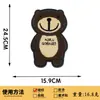Acessórios de Roupa Infantil Desenho Animado Toalha de Urso Grande Adesivos de Tecido Bordados Adesivos de Patch Bordados Adesivos DIY Costurados à Mão