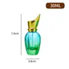 Frasco de Perfume Portátil para Viagem 50ml Frasco Vazio Frasco de Amostra Frasco Recarregável Frasco Recarregável de Perfume Borrifador 30ml Vidro Fashion