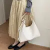 Bolso de cubo tejido retro para mujer 2026 nuevo modelo bolso de hombro de gran capacidad bolso para ir al trabajo bolso casual super popular bolso cruzado