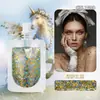 Camaleão Colorido Glitter Gel Brilho Corporal em Pó Lantejoula de Sereia Gel Carnaval Maquiagem para Rosto e Olhos